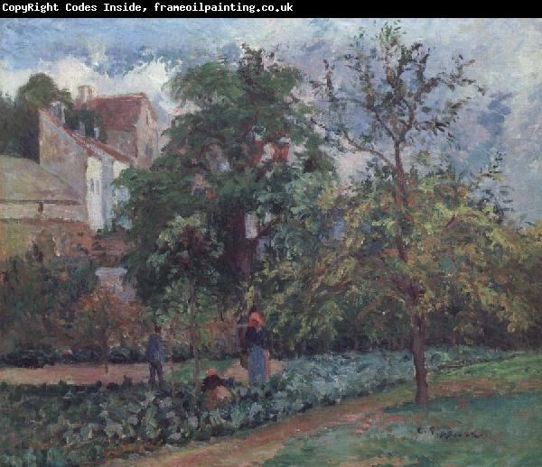 Camille Pissarro The orchard at Maubuissson,Pontoise Le verger a Maubuisson,Pontoise